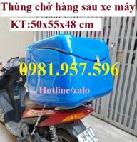 Thùng chở hàng sau xe máy giá rẻ tại Hà Nội