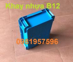 Khay nhựa B12, hộp nhựa đặc