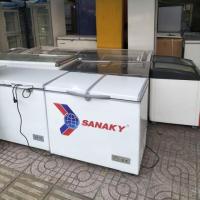 tủ đông,mát 2 ngăn hiệu sanaky vh 2599w1 dung tích 250 lít