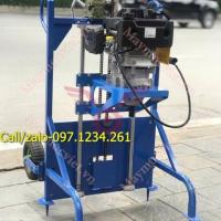 Máy khoan đất công suất cao 7Hp Kawasaki KW196 màu xanh